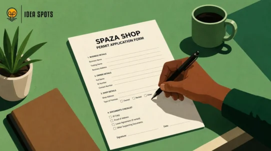Spaza Shop Permit Application Form