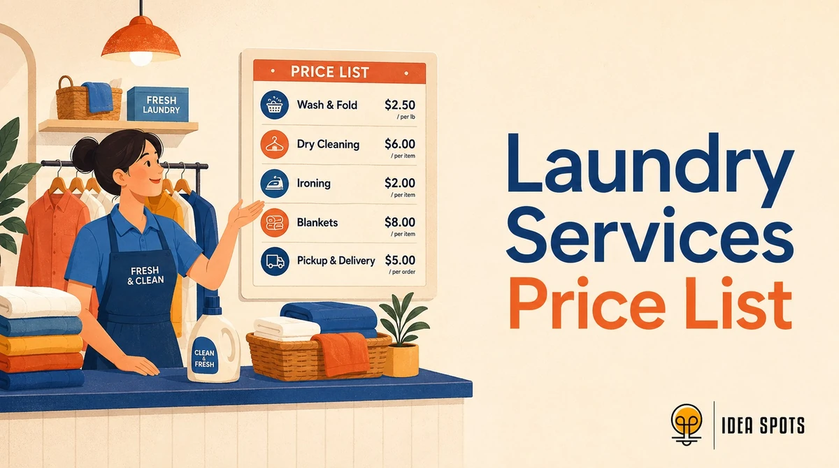 Laundry Services Price List